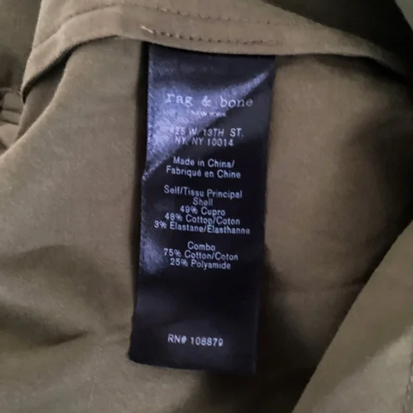 New Rag & Bone Shirt Dress XS & L $425